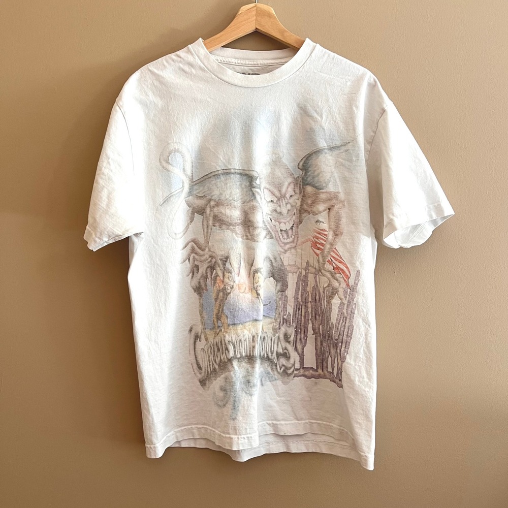 Travis Scott Circus Maximus Tour 2023 Utopia T-Shirt White Large Mens